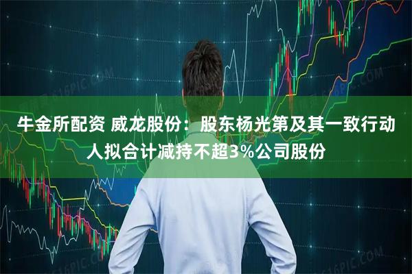 牛金所配资 威龙股份：股东杨光第及其一致行动人拟合计减持不超3%公司股份